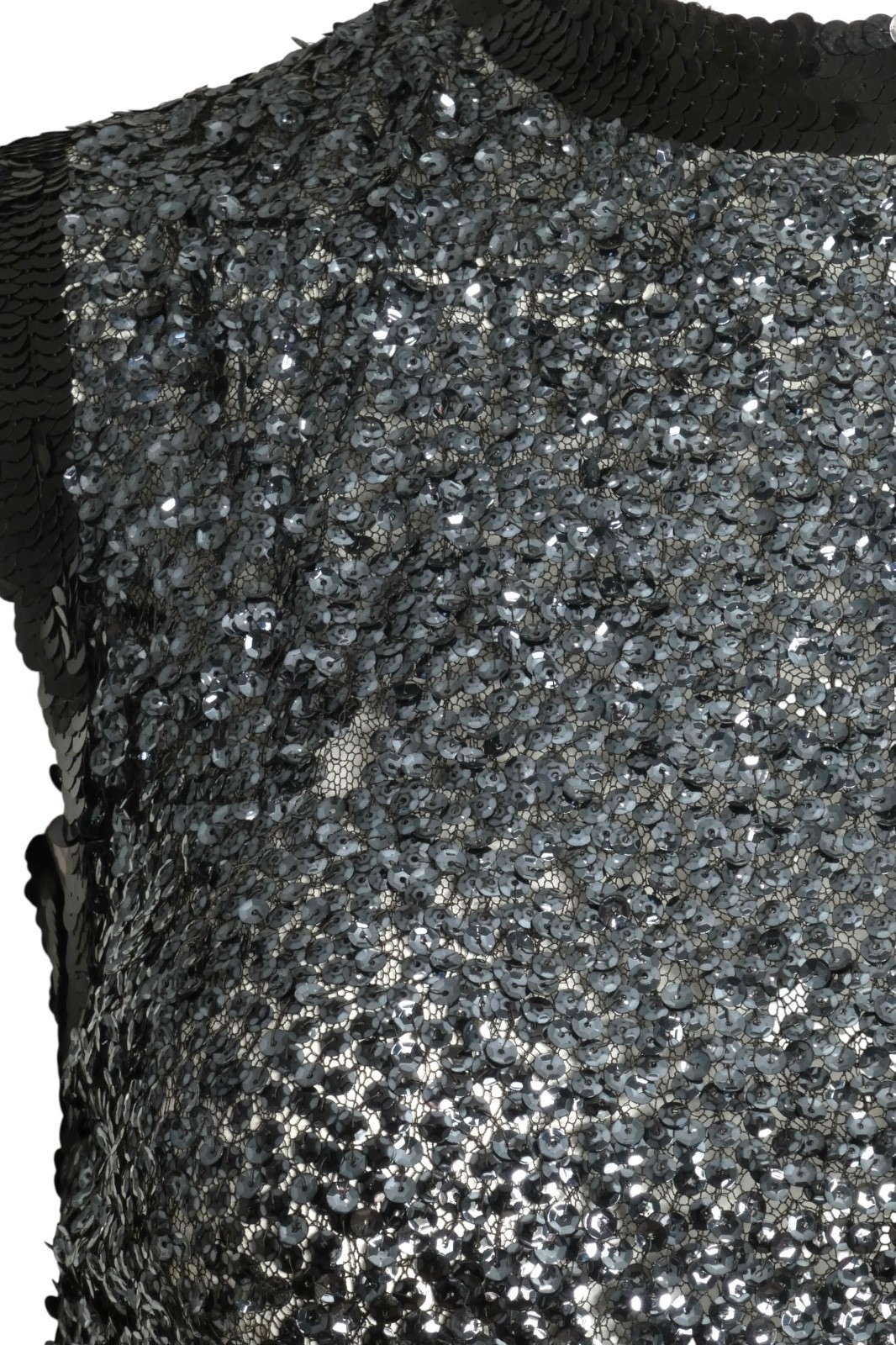 1930s Navy Sequin Shell, Size 2