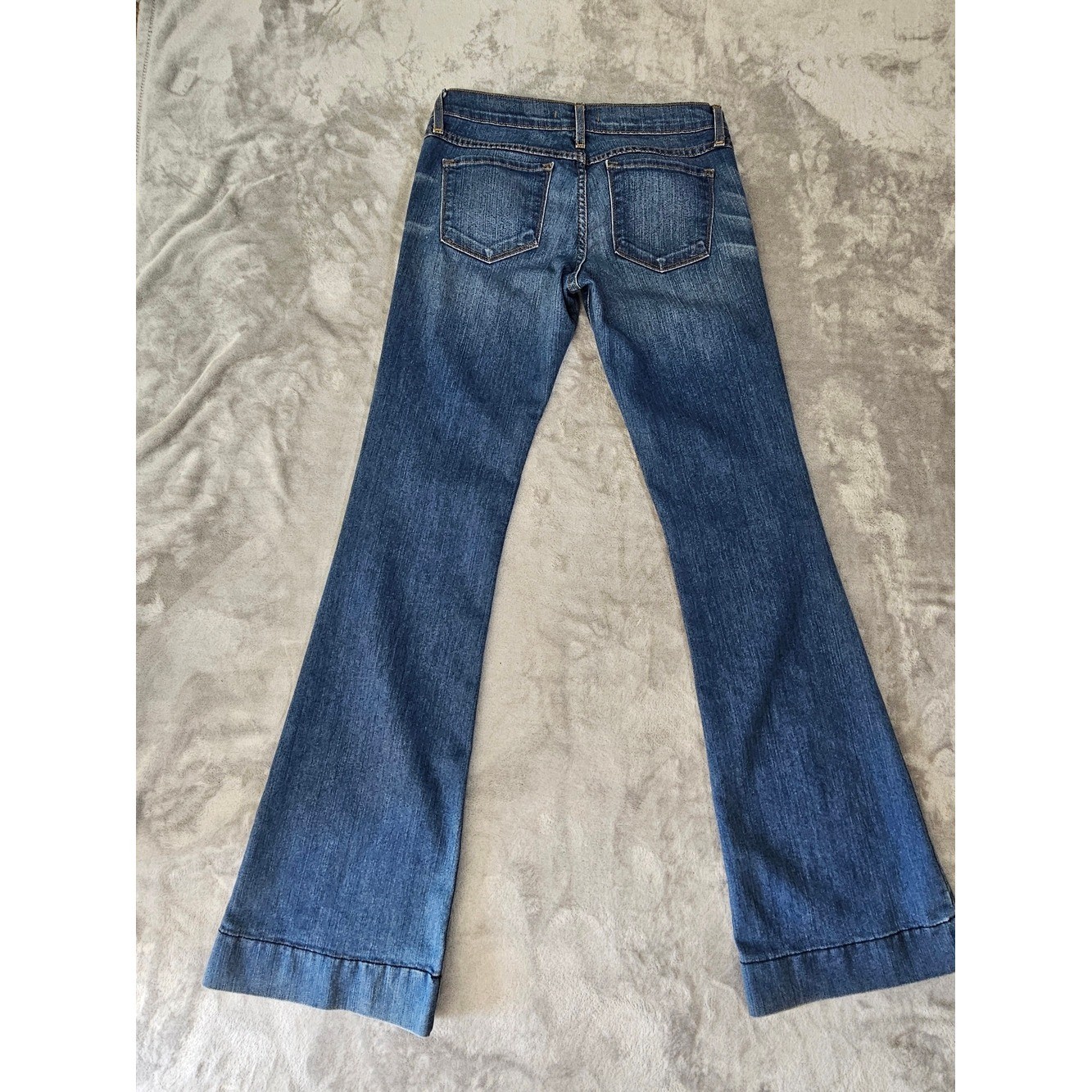 VTG Flying Monkey Flare Trouser Jeans Medium WashMade in USA Size 7/ 27