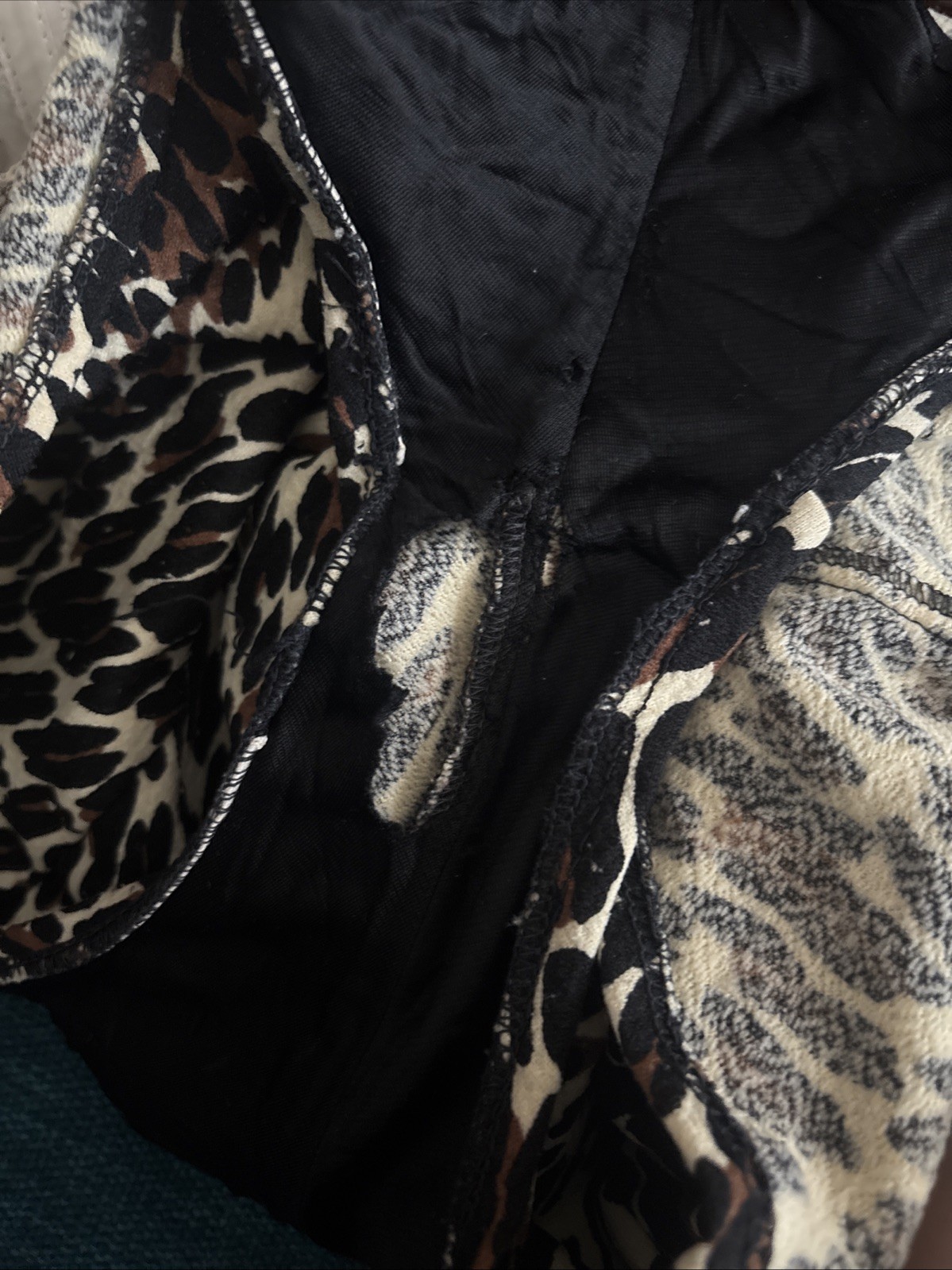 Vintage 1960s Pinup Cole of California Leopard Print Swimsuit One Piece Small