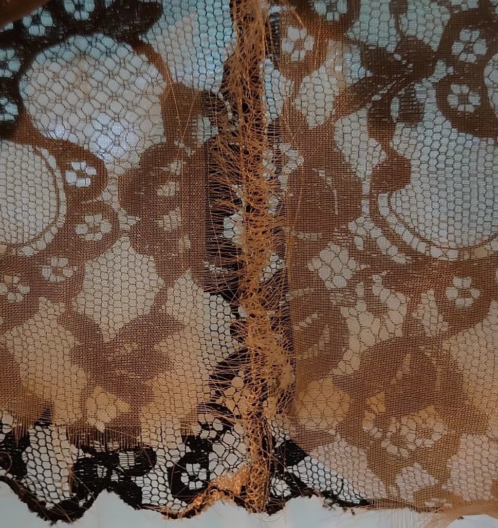 Vintage Black Lined Lace Top By Blouse De Jour Size Small/ Petite