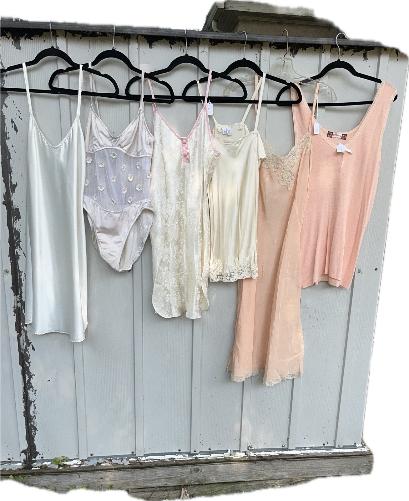 vintage Lot of Lingerie and 1 Guess Bathing Suit
