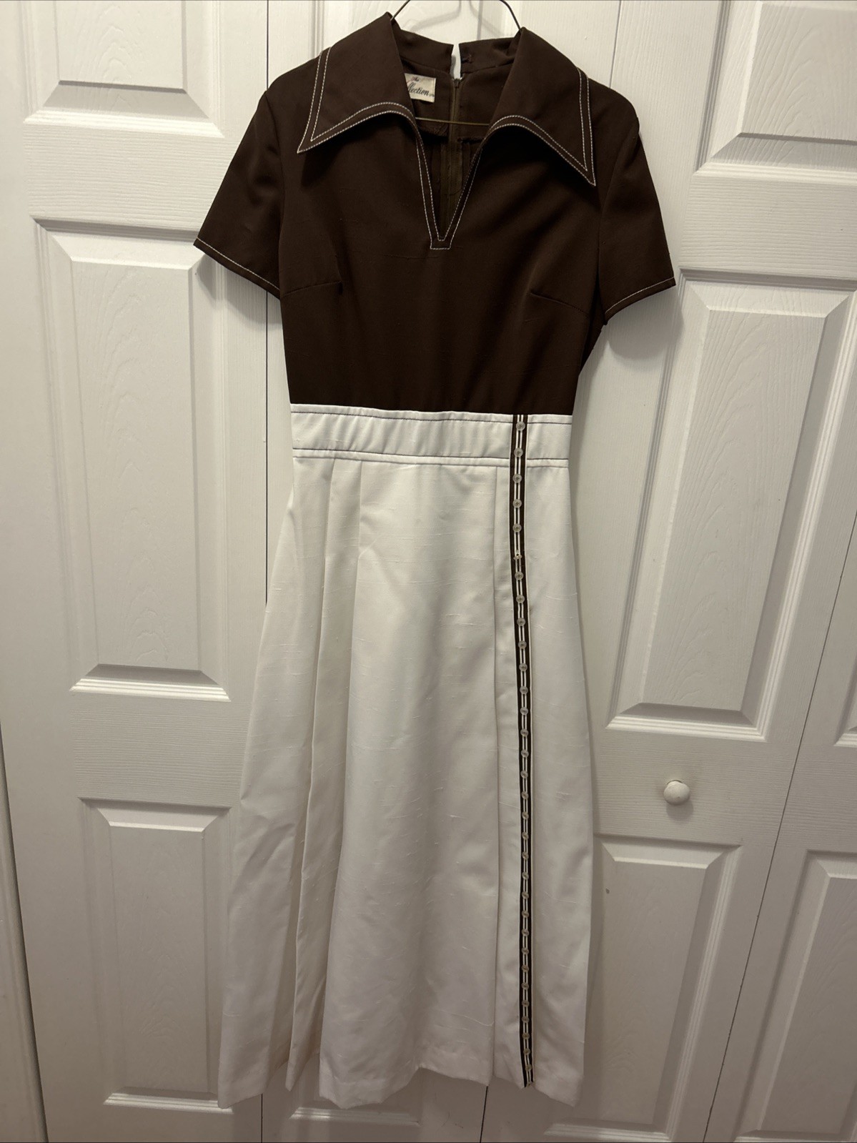 Vintage The Kollection Formal Pleated Maxi Hostess Dress 1960/70’s Size-S