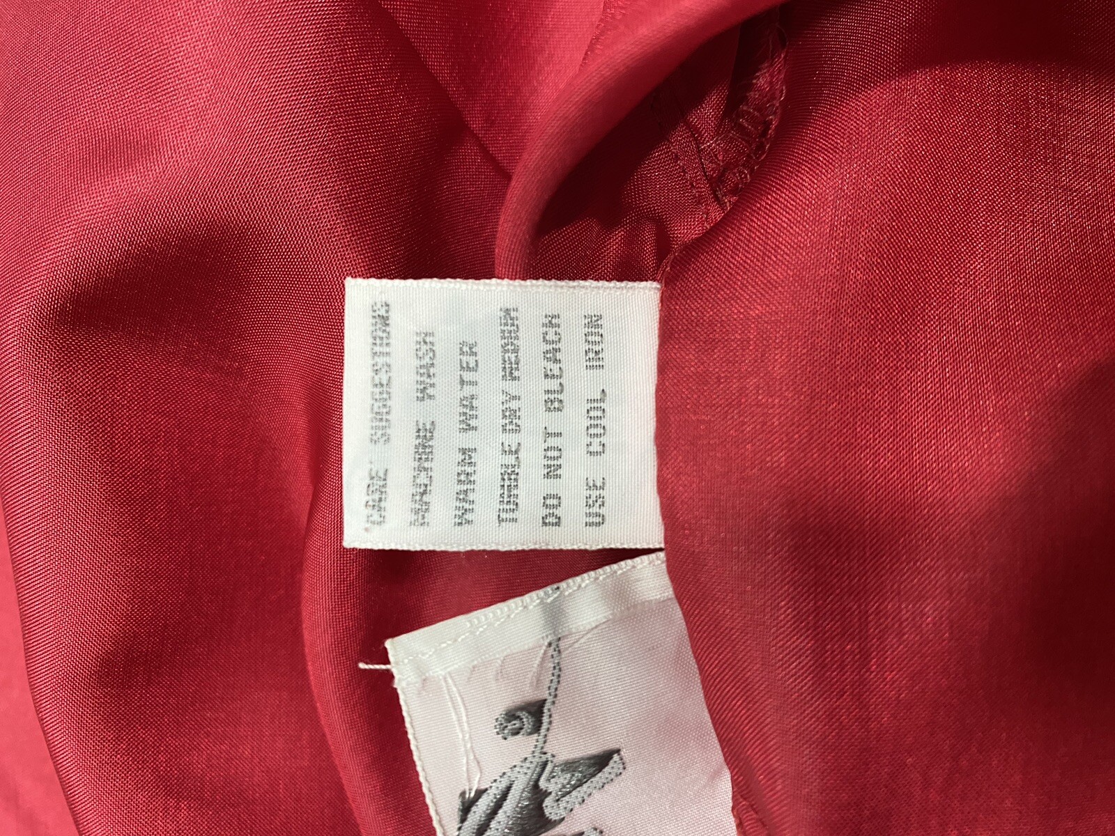 Vintage Blouse Top SIZE PETITE SMALL red collared SHAPELY 80s 90s