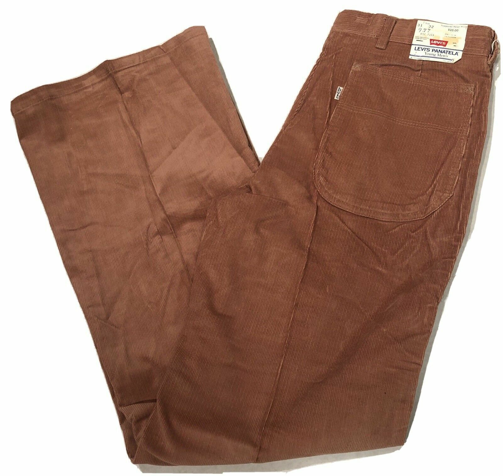 Levi’s Salmon (11″) Bell Bottoms Pants/Jeans W30 L31.5 NWT Vintage