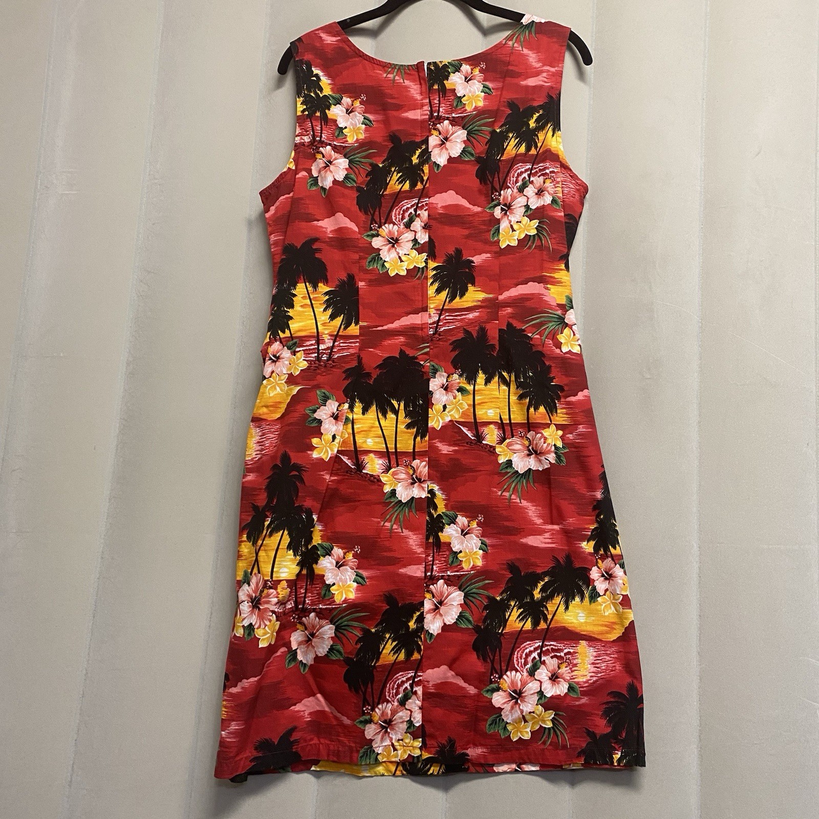Vintage Pacific Legends Women’s Dress XL Hawaiian Faux Wrap Vacation Resortwear