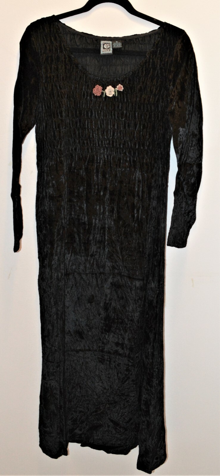 Vintage Ecote Crushed Velvet Dress – Size M