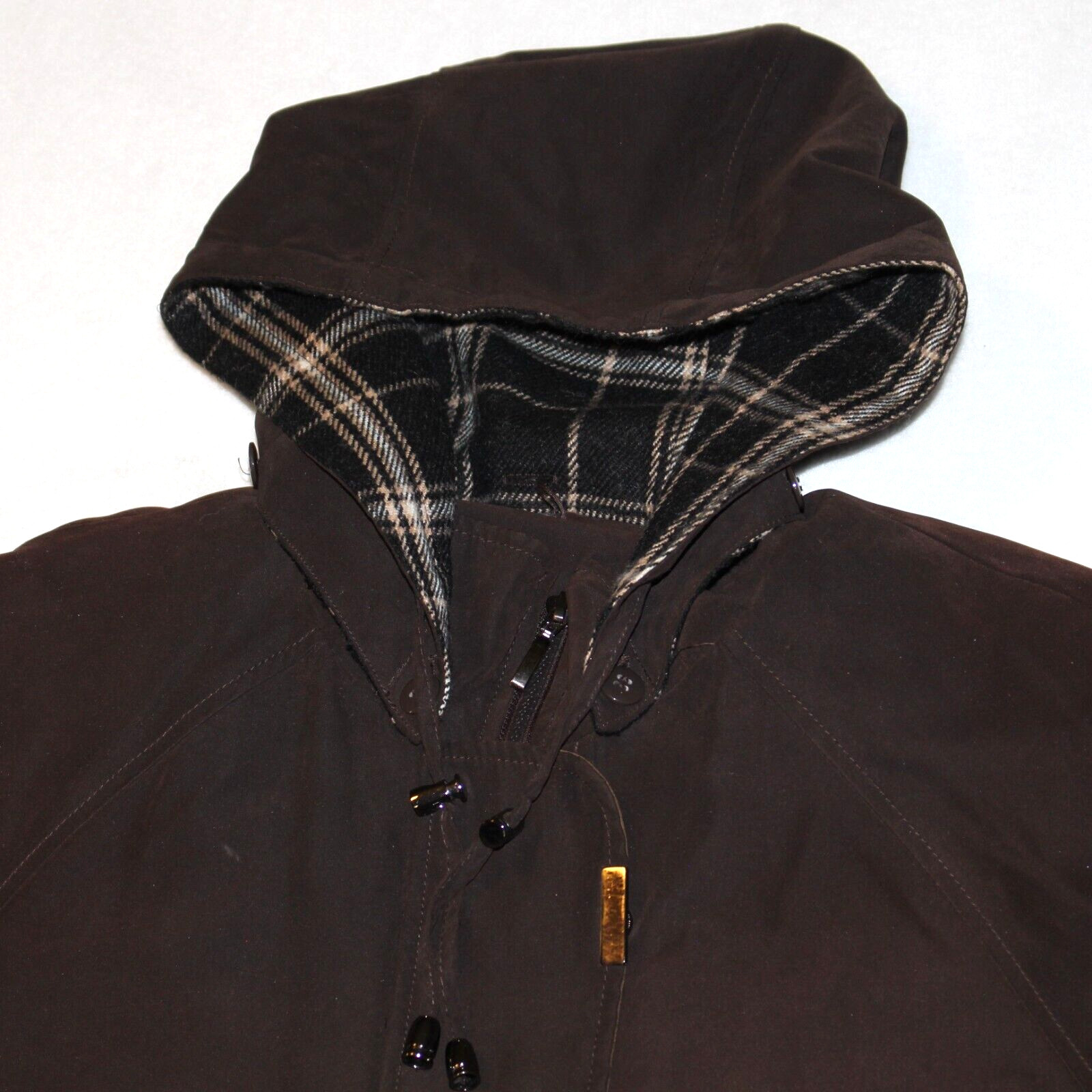 Vtg Brown Chore Coat Barn Suede Jacket BRAETAN M Bomber – Blanket Flannel READ
