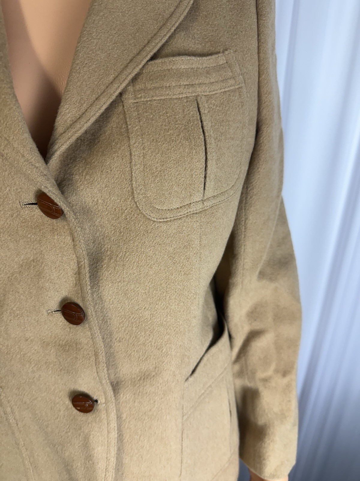 Vintage Stanley Blacker Bonwit Teller wool riding Jacket size 12