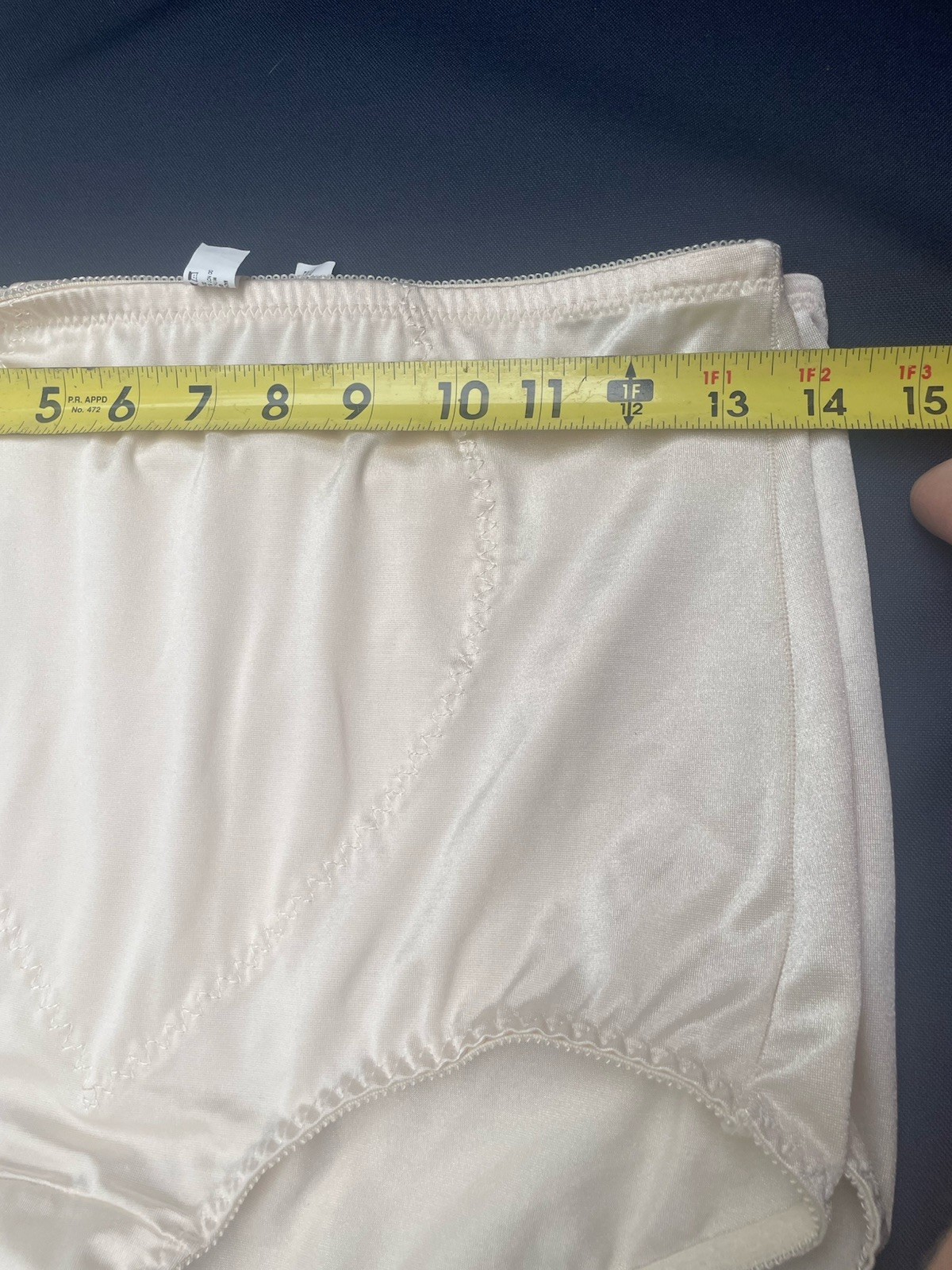 2 Vintage Bali Beige Plus Shapewear 2XL Shaper Silky Granny Panty Satin Glossy