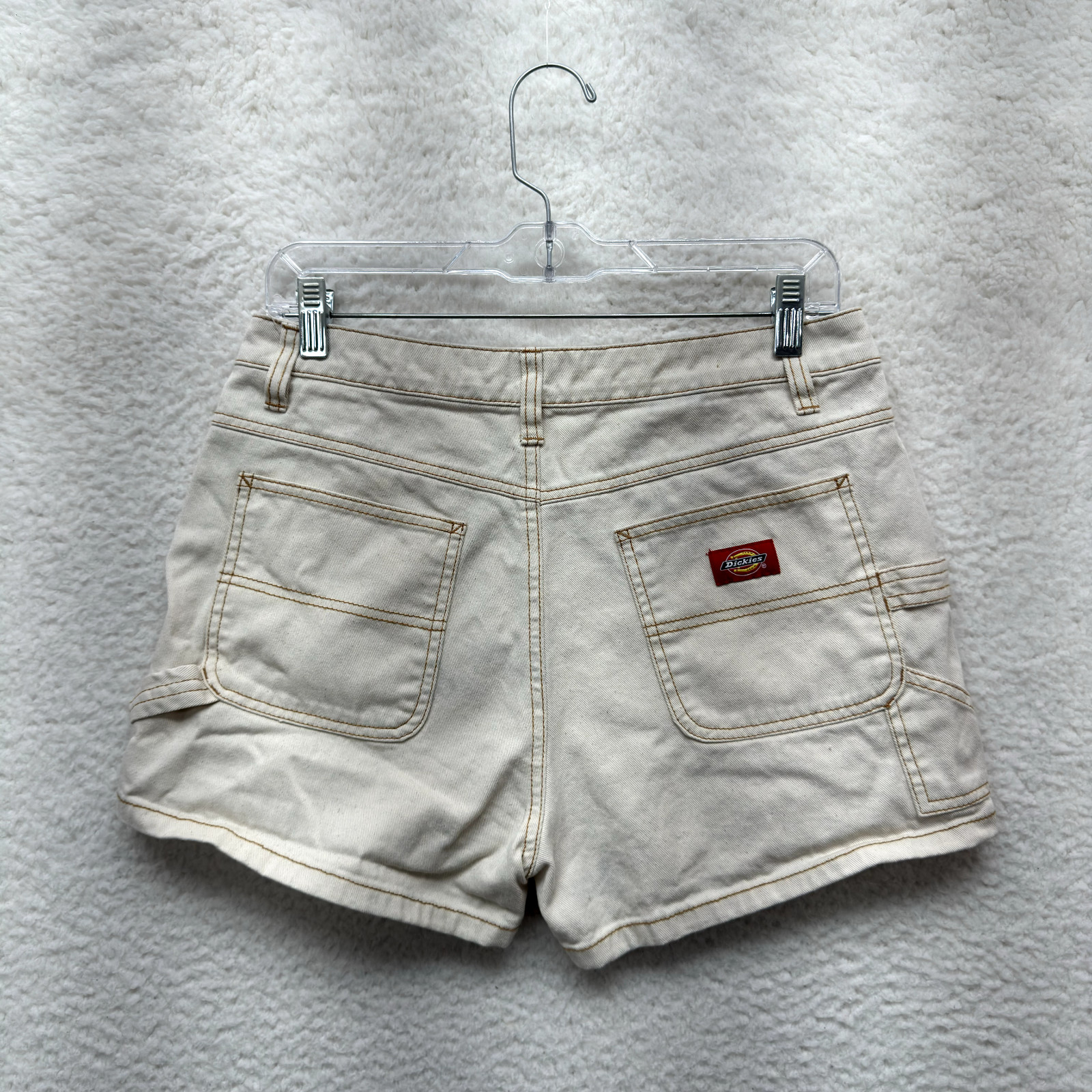 Y2K Vintage Dickies Cargo Shorts 8 28 Medium Khaki Carpenter Utility Safari