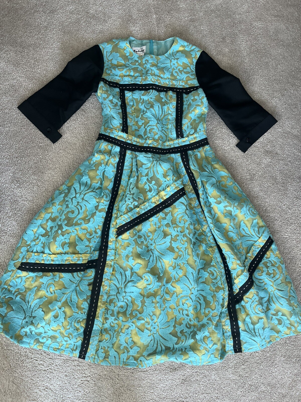 vintage haute couture dress