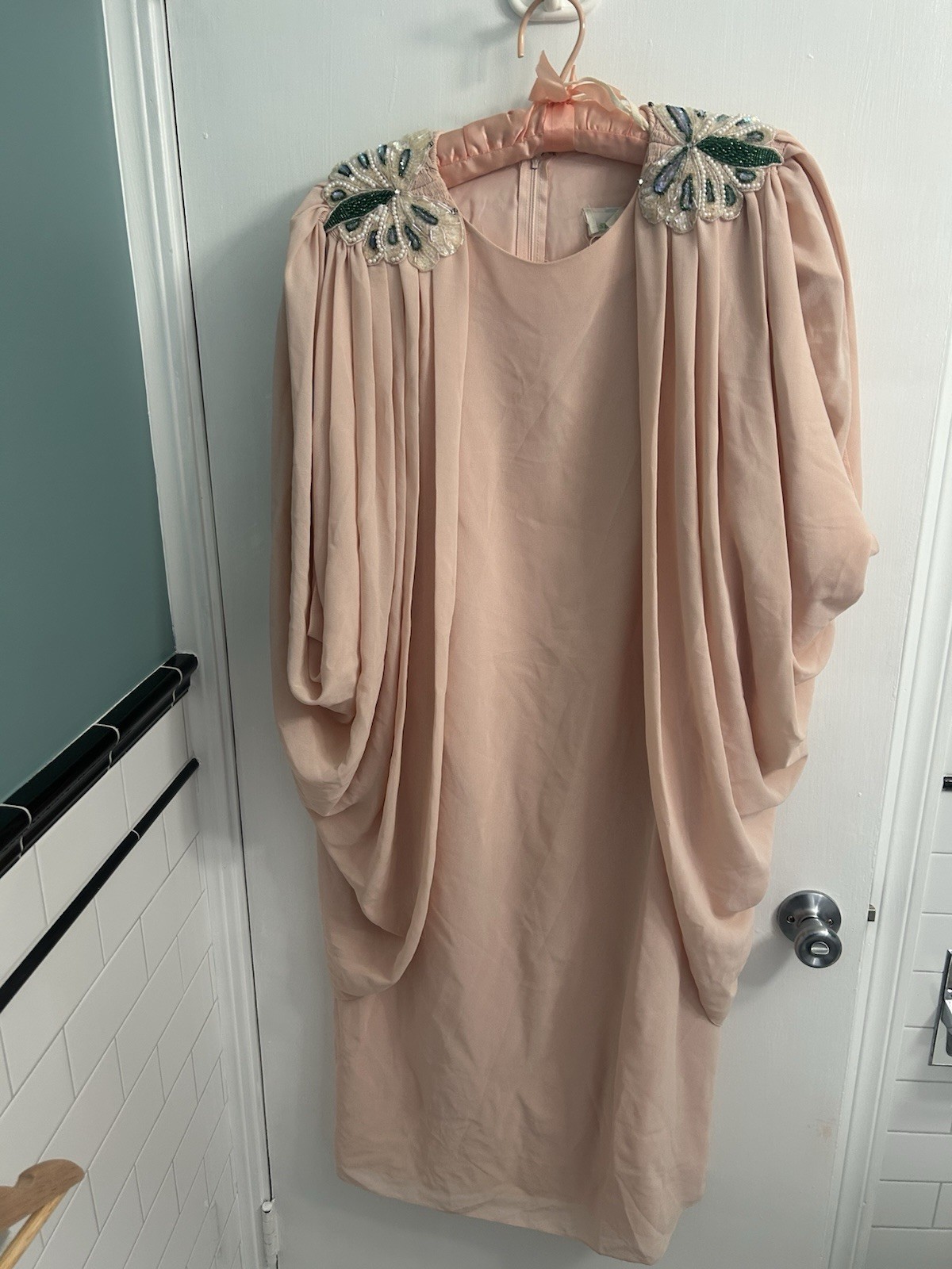 Jane Stephen Custom Sizes Vintage Dress, Size 16 1/2