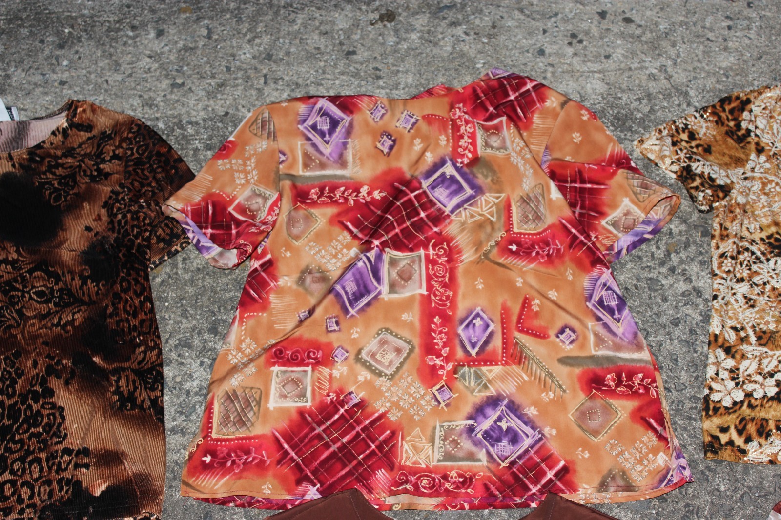 (8) Vintage 90s Granny SHIRTS Maggie Sweet Size M/L Variety Colorful Summer NEW