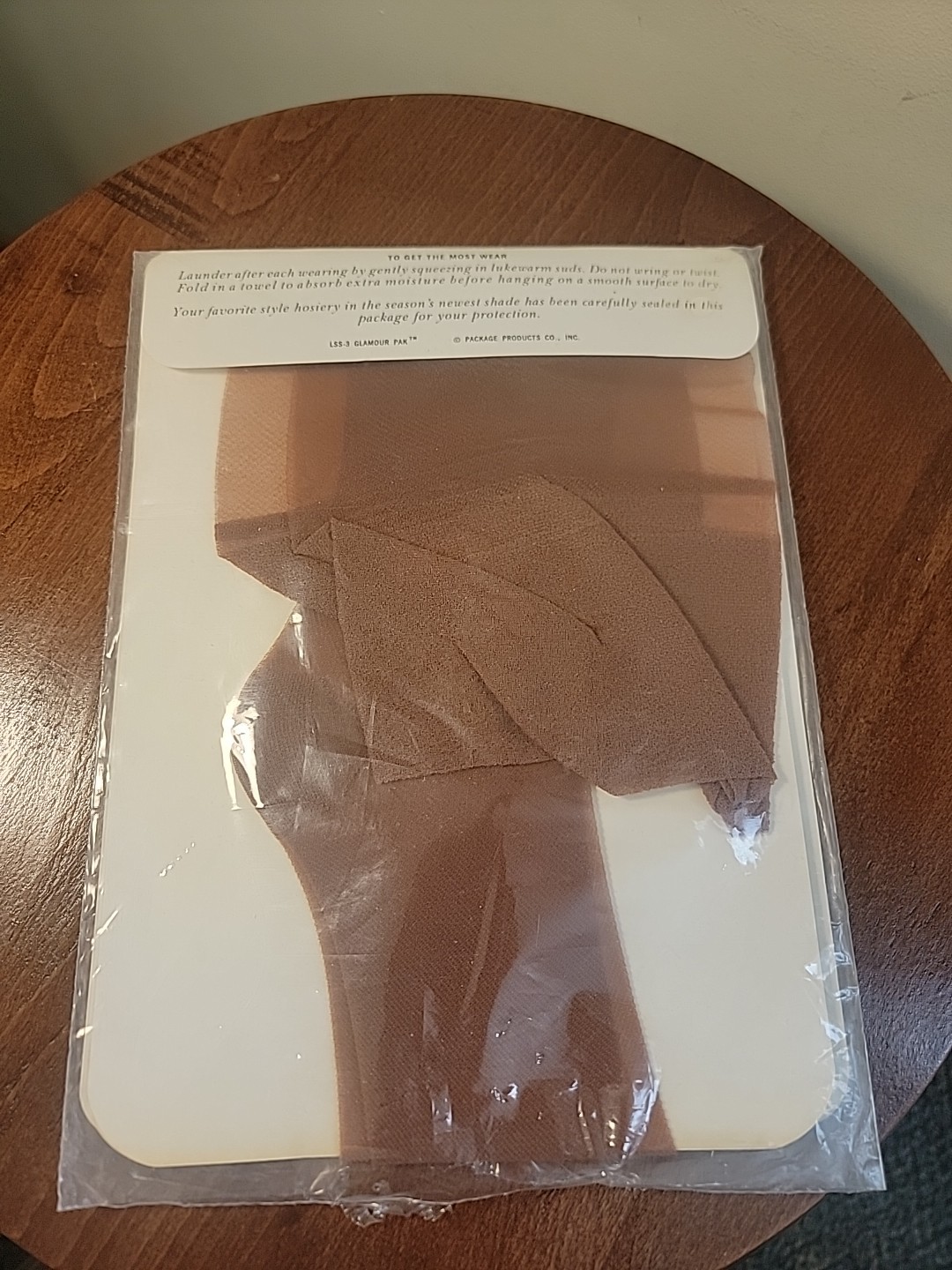 Vintage First Quality Seamless Stretch nylon pantyhose package