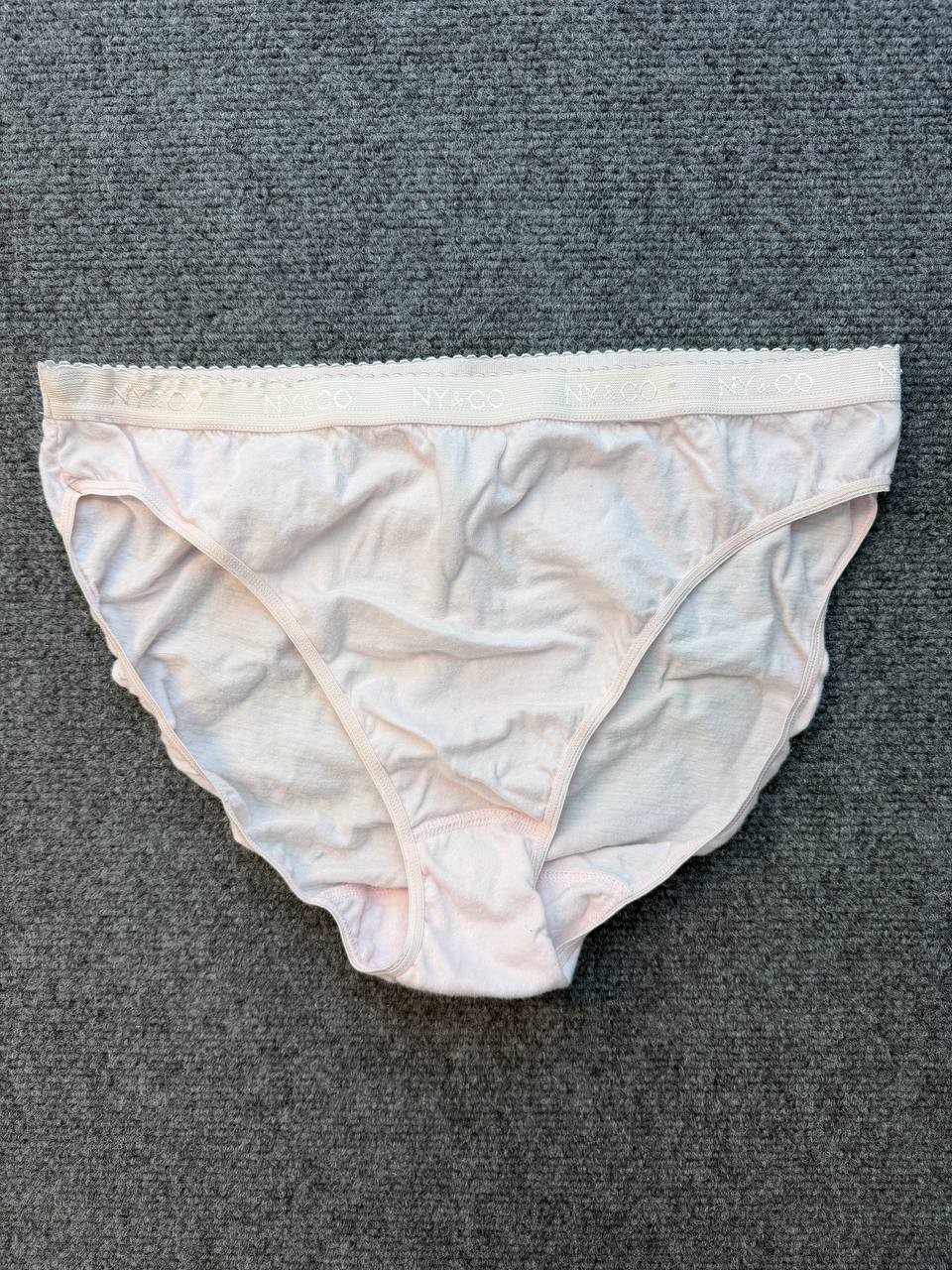 NY&CO White Cotton Panties Size L Brief Soft Lightweight Comfort