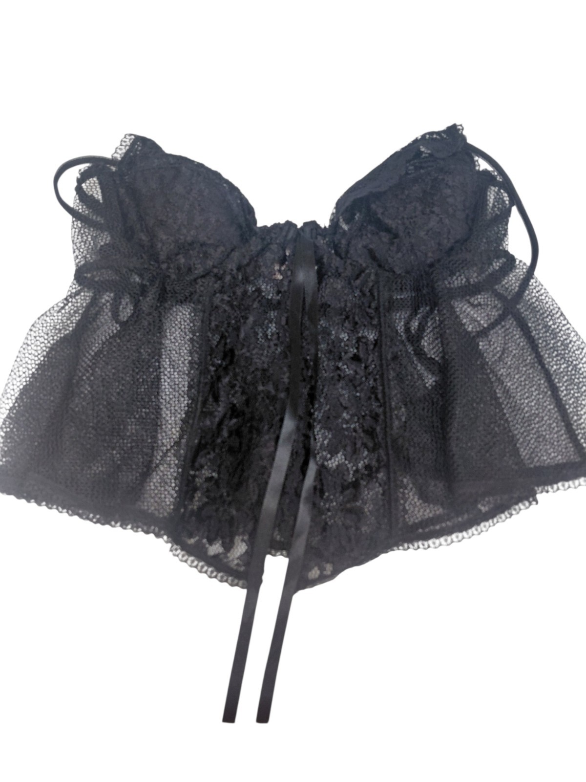 Vintage Mayela Laced Lingerie Top Size M