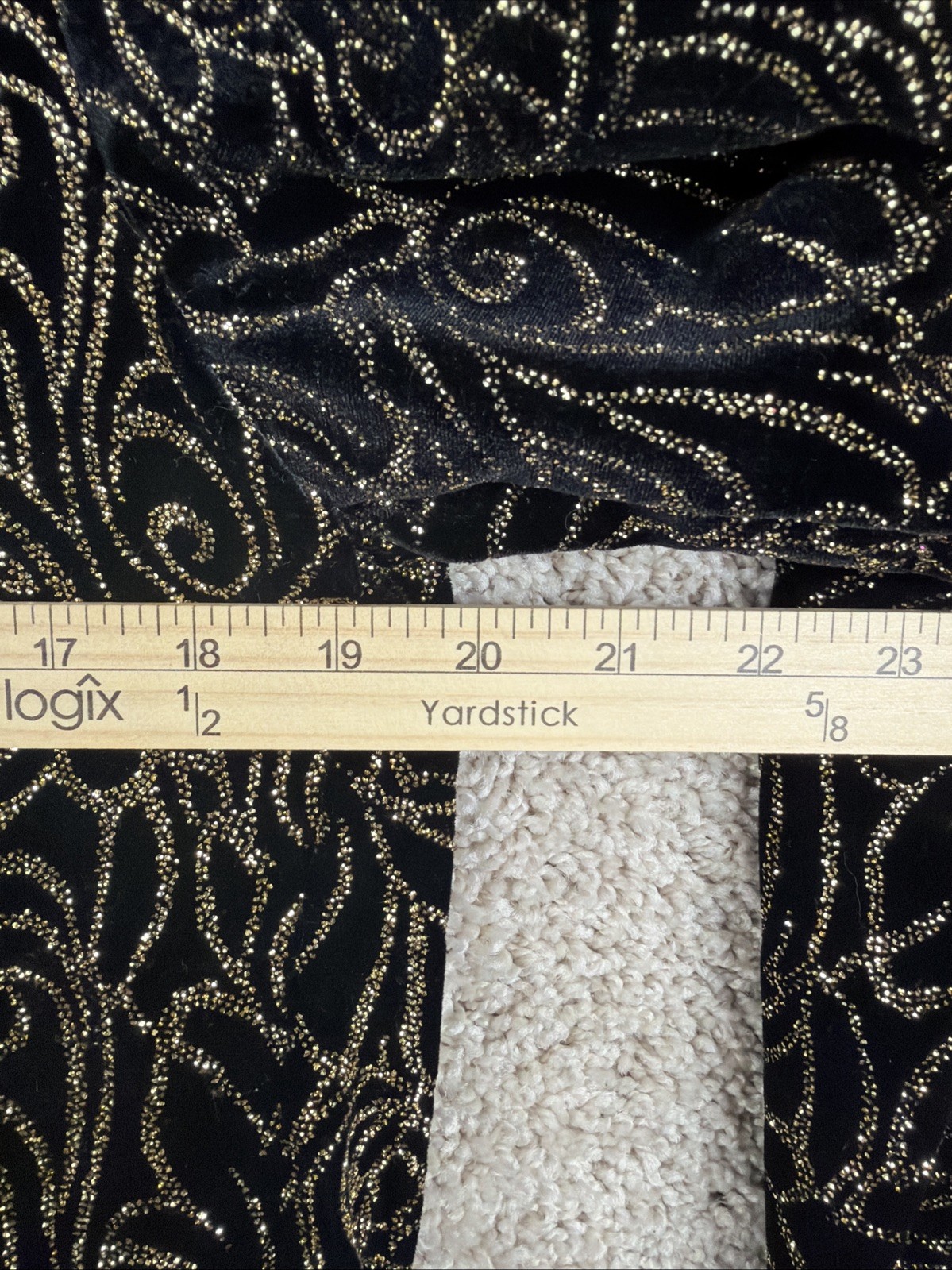 JBS Black and Gold Dress with Attached Vest and Shoulder Pads Size 10