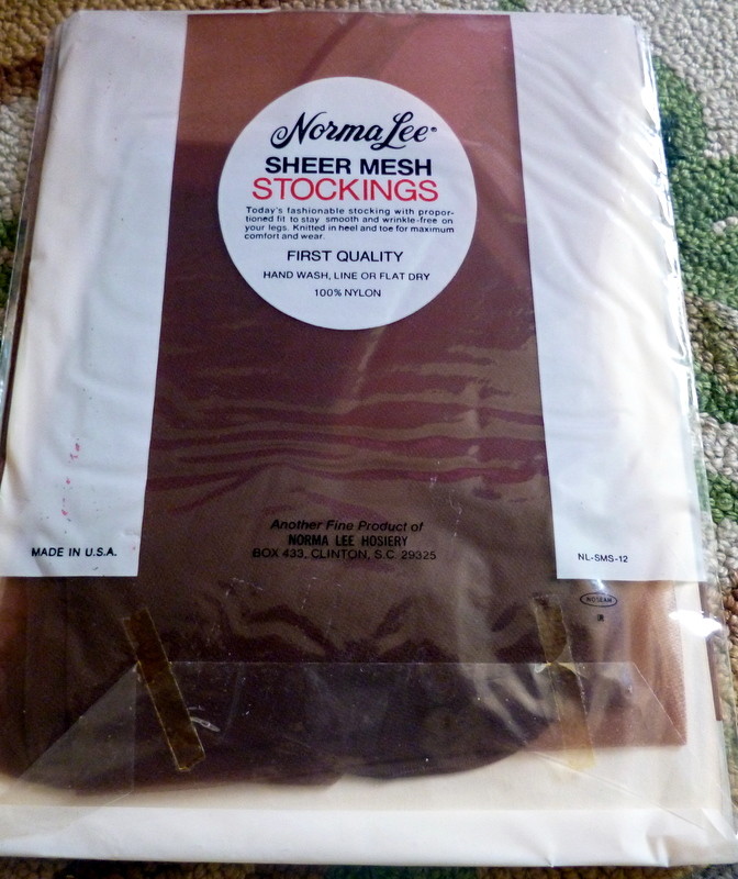 NIP 7 Vintage Norma Lee Sheer Mesh Seamless Stockings “CHARM” Nylons Sz 9.5-10