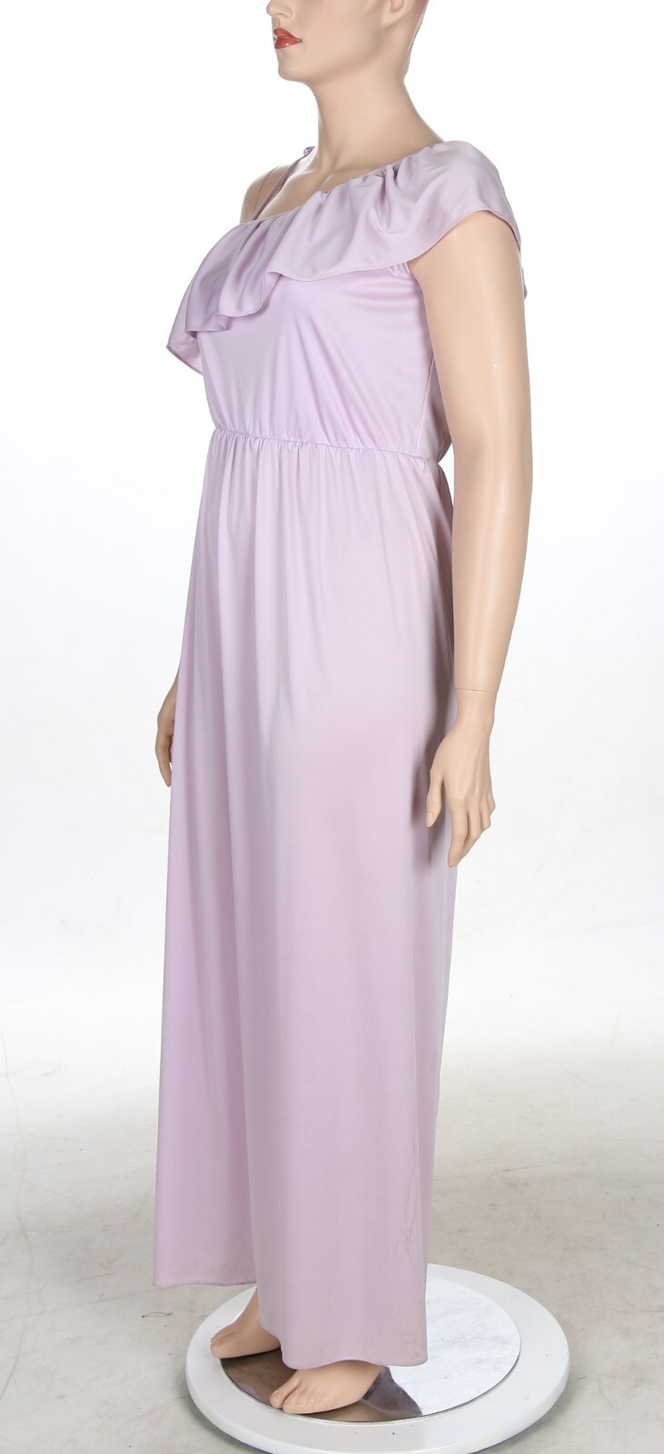 Dance Allure Vintage 80s Purple Maxi Bridesmaid Party Prom Dress sz 16