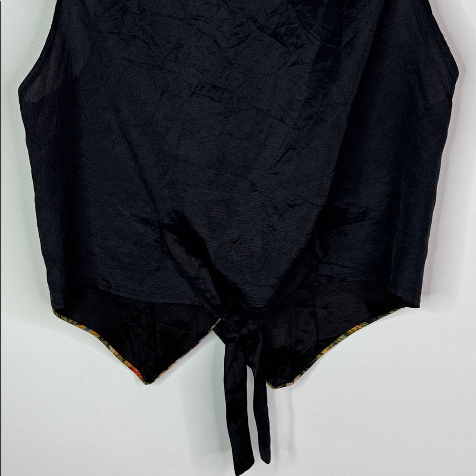 Vintage Basic Editions Scarecrow Pumpkin Halloween Vest Size Medium