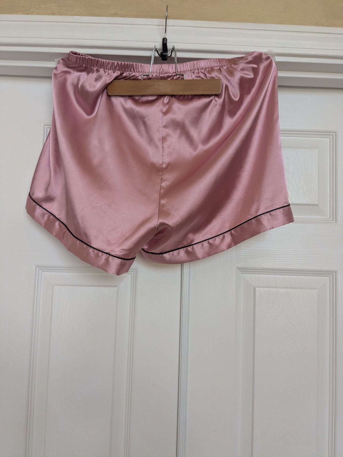 Pink Silky Soft Shiny Pettipants Bloomers Womens Lingerie Plus SIze XXL