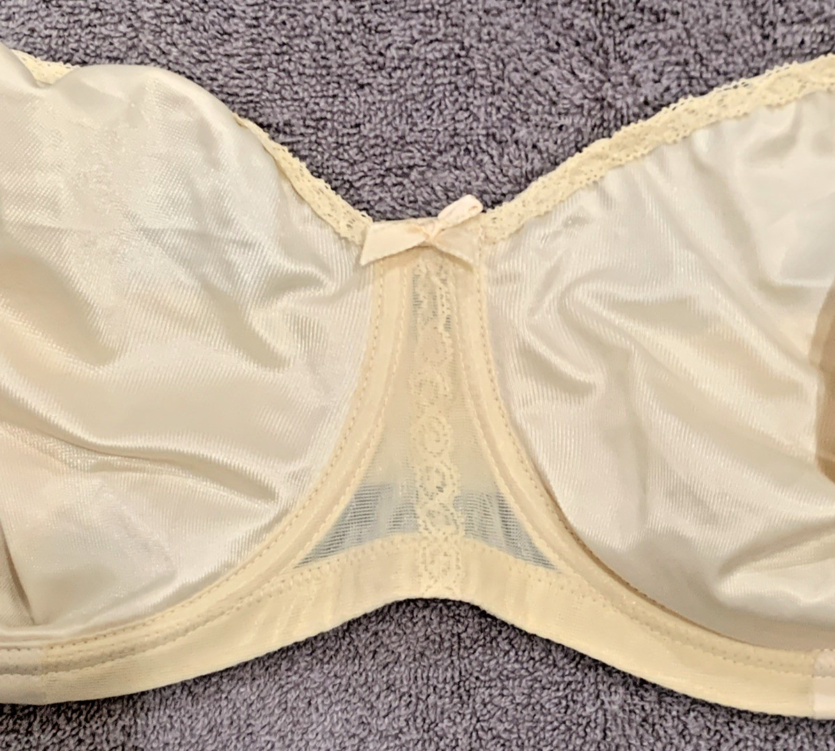 Vintage Exquisite Form Strapless Beige Bra #670 Size 42D NWT